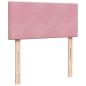 Preview: Boxspringbett mit Matratze Rosa 90x200 cm Samt