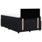 Preview: Boxspringbett mit Matratze Schwarz 120x190 cm Samt