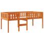 Preview: Kinderbett ohne Matratze Wachsbraun 75x190 cm Massivholz Kiefer