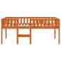 Preview: Kinderbett ohne Matratze Wachsbraun 75x190 cm Massivholz Kiefer