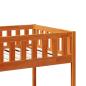 Preview: Kinderbett ohne Matratze Wachsbraun 75x190 cm Massivholz Kiefer