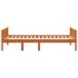 Preview: Kinderbett ohne Matratze Wachsbraun 75x190 cm Massivholz Kiefer