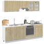 Preview: 8-tlg. Küchenschrank-Set Sonoma-Eiche Holzwerkstoff