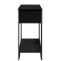 Preview: Konsolentisch Schwarz 100x35x74,5 cm Holzwerkstoff