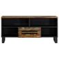 Preview: TV-Schrank 100x34x46 cm Massivholz Akazie