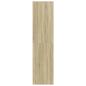 Preview: Kleiderschrank Sonoma-Eiche 100x50x200 cm Holzwerkstoff
