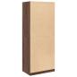 Preview: Kleiderschrank Braun Eichen-Optik 80x50x200 cm Holzwerkstoff
