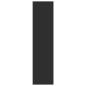 Preview: Kleiderschrank Schwarz 80x50x200 cm Holzwerkstoff