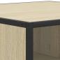 Preview: Couchtisch Sonoma-Eiche 100x100x30 cm Holzwerkstoff und Metall