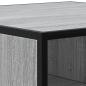 Preview: Couchtisch Grau Sonoma 100x100x30 cm Holzwerkstoff und Metall