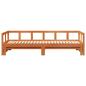Preview: Tagesbett ohne Matratze Wachsbraun 90x190 cm Massivholz Kiefer