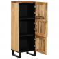 Preview: Highboard 40x34x110 cm Raues Massivholz Mango