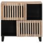 Preview: Sideboard 80x34x75 cm Massivholz Mango