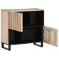 Preview: Sideboard 80x34x75 cm Massivholz Mango