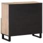 Preview: Sideboard 80x34x75 cm Massivholz Mango