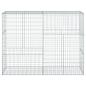 Preview: Gabione mit Deckel 200x50x150 cm Verzinktes Eisen