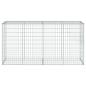 Preview: Gabione mit Deckel 200x50x100 cm Verzinktes Eisen