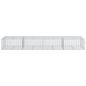 Preview: Gabione mit Deckel 400x100x50 cm Verzinktes Eisen