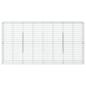 Preview: Gabione mit Deckel 400x50x200 cm Verzinktes Eisen
