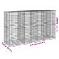 Preview: Gabione mit Deckel 350x100x200 cm Verzinktes Eisen