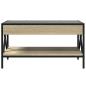 Preview: Couchtisch mit Infinity-LED Sonoma-Eiche 70x50x38 cm