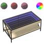 Preview: Couchtisch mit Infinity-LED Sonoma-Eiche 90x50x38 cm