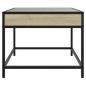 Preview: Couchtisch mit Infinity-LED Sonoma-Eiche 50x50x41 cm