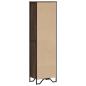 Preview: Bücherregal Braun Eichen-Optik 50x31x169 cm Holzwerkstoff
