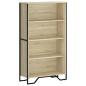 Preview: Bücherregal Sonoma-Eiche 80x31x137,5 cm Holzwerkstoff