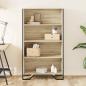 Preview: Bücherregal Sonoma-Eiche 80x31x137,5 cm Holzwerkstoff