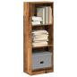 Preview: ARDEBO.de - Bücherregal Altholz-Optik 40x24x109 cm Holzwerkstoff