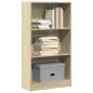 Preview: ARDEBO.de - Bücherregal Sonoma-Eiche 60x24x109 cm Holzwerkstoff
