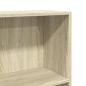 Preview: Bücherregal Sonoma-Eiche 60x24x109 cm Holzwerkstoff