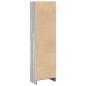 Preview: Bücherregal Grau Sonoma 40x24x143 cm Holzwerkstoff