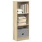 Preview: ARDEBO.de - Bücherregal Sonoma-Eiche 40x24x109 cm Holzwerkstoff