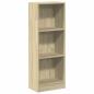 Preview: Bücherregal Sonoma-Eiche 40x24x109 cm Holzwerkstoff