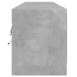 Preview: TV-Wandschrank mit LED Betongrau 180x31x38 cm