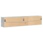Preview: TV-Wandschrank mit LED Betongrau 180x31x38 cm
