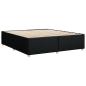 Preview: Bettgestell ohne Matratze Schwarz 180x200 cm Stoff