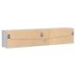 Preview: TV-Wandschrank mit LED Grau Sonoma 180x31x38 cm