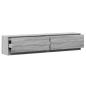 Preview: TV-Wandschrank mit LED Grau Sonoma 180x31x38 cm