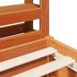 Preview: Massivholzbett ohne Matratze Wachsbraun 140x190 cm Kiefernholz