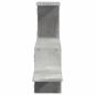 Preview: Wandregal Betongrau 104x15x49 cm Holzwerkstoff