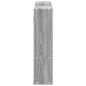 Preview: Wandregal Grau Sonoma 99x15x60 cm Holzwerkstoff
