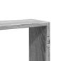 Preview: Wandregal Grau Sonoma 99x15x60 cm Holzwerkstoff