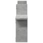 Preview: Wandregale 2 Stk. Betongrau 38x12x38 cm Holzwerkstoff