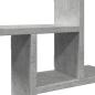 Preview: Wandregale 2 Stk. Betongrau 38x12x38 cm Holzwerkstoff