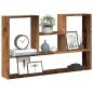 Preview: ARDEBO.de - Wandregal Altholz-Optik 99x15x60 cm Holzwerkstoff