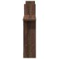 Preview: Wandregale 2 Stk. Braun Eichen-Optik 50x12x50 cm Holzwerkstoff