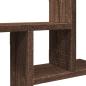 Preview: Wandregale 2 Stk. Braun Eichen-Optik 50x12x50 cm Holzwerkstoff